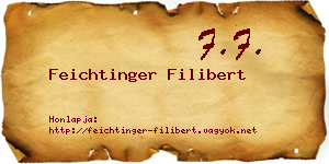 Feichtinger Filibert névjegykártya